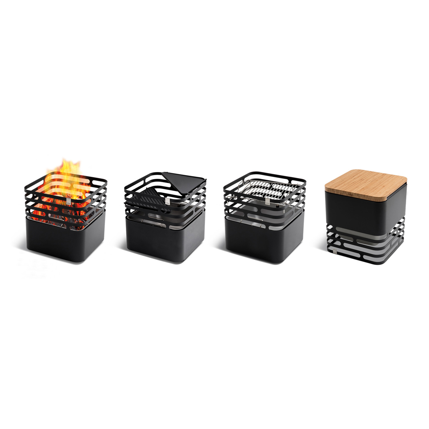 höfats CUBE Feuerkorb Cortenstahl