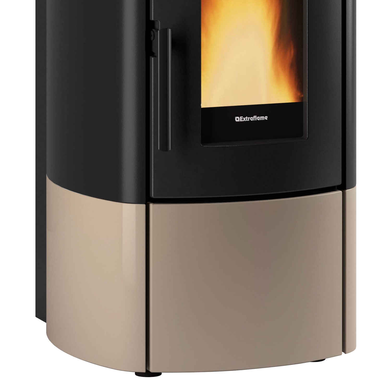 Extraflame Evolution Line Noris Plus Pelletofen Stahl Taubengrau
