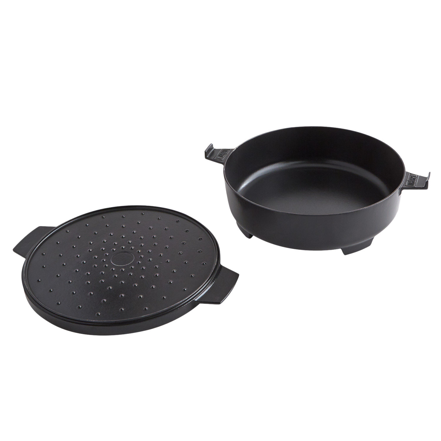 Weber CRAFTED 2-in-1 Dutch Oven 6,8 l mit Pfanne Weber CRAFTED 2-in-1 Dutch Oven 6,8 l mit Pfanne