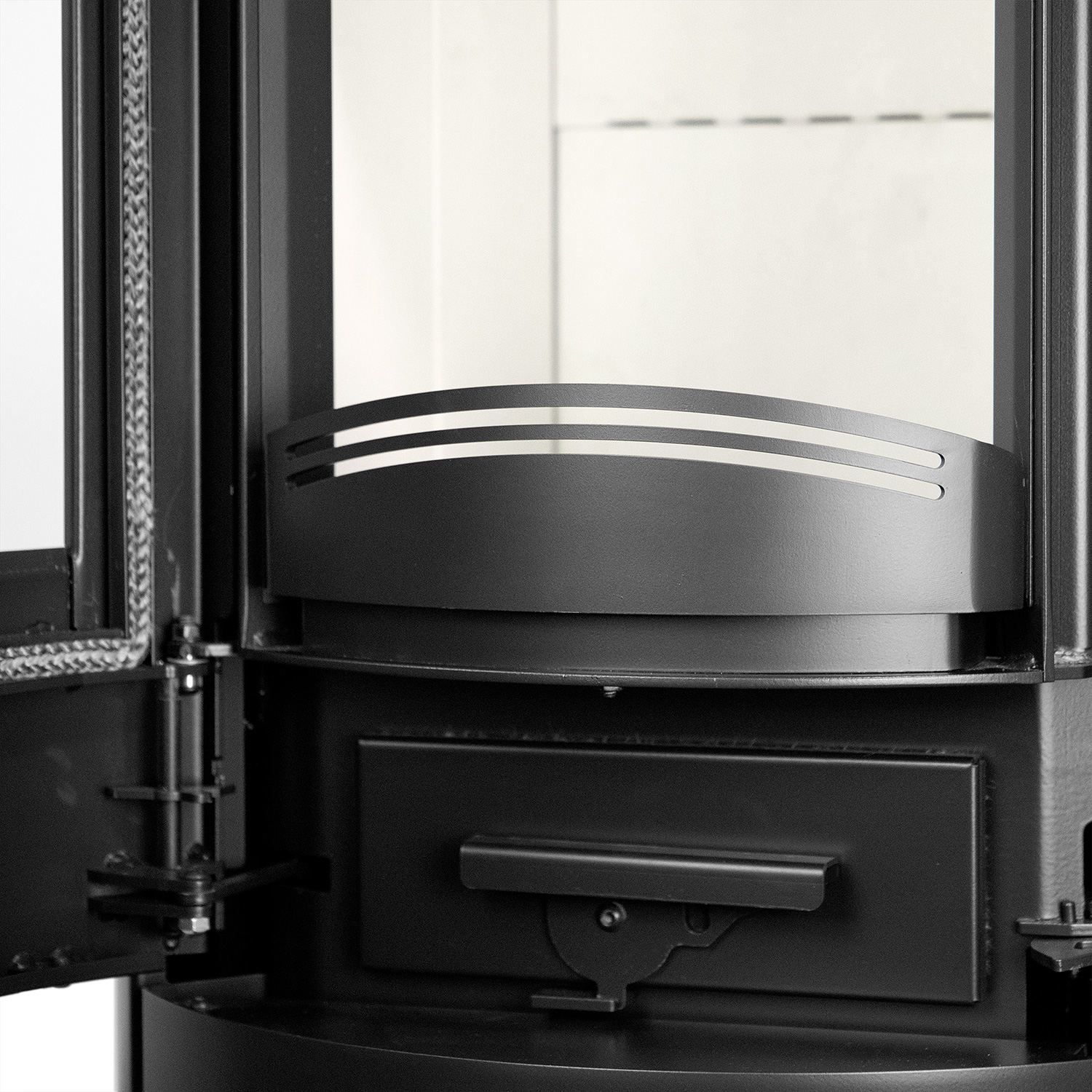 Schmitzker Fisterra Cristal Heat Kaminofen Stahl Schwarz, Frontglas Schmitzker Fisterra Cristal Heat Kaminofen Stahl Schwarz, Frontglas