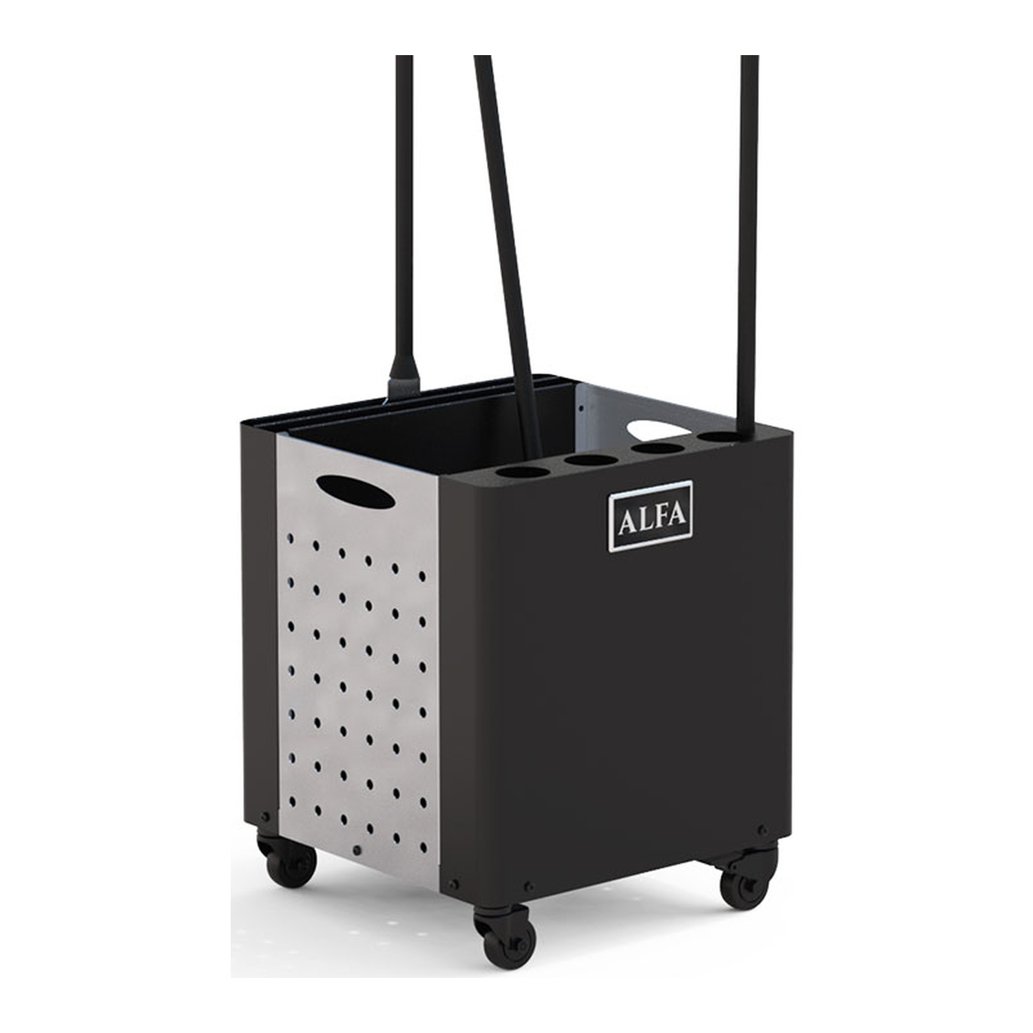 Alfa Dado Schaufelhalter schwarz