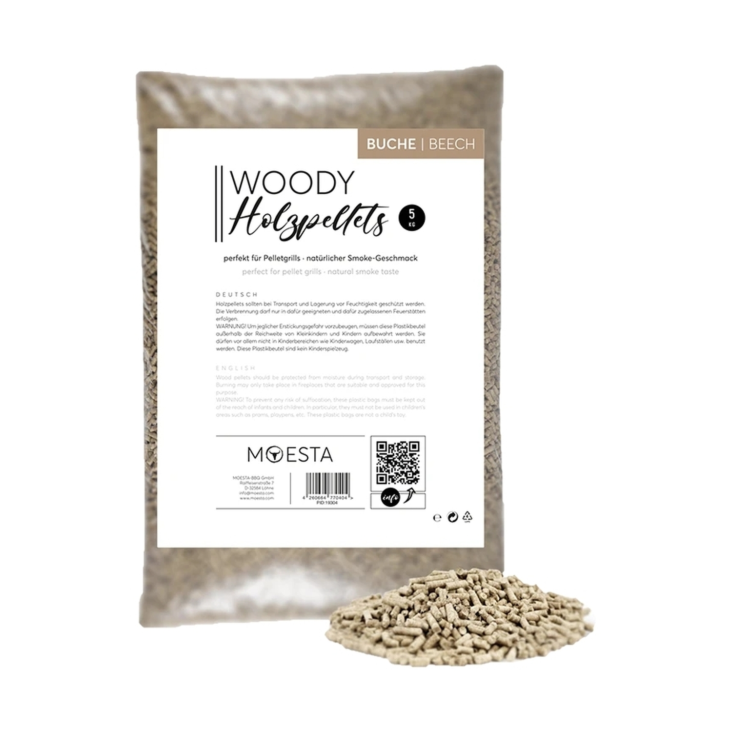 Moesta Holzpellets Buche 5kg
