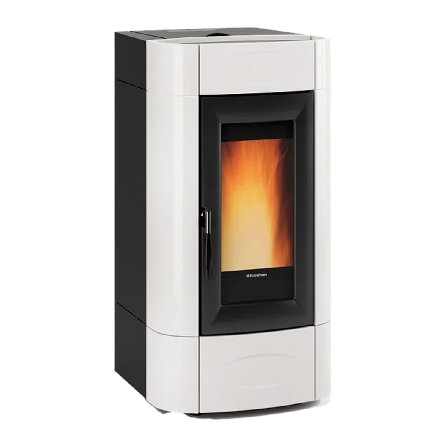 Extraflame Evolution Line ISIDORA IDRO H16 5.0 wassergeführter Pelletofen Weiß