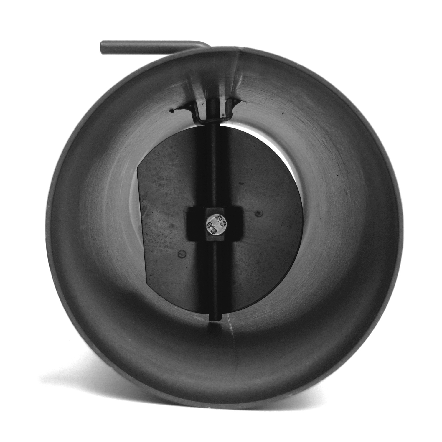 Raik Basic Zugregulierung 130mm gussgrau L: 500mm für Rauchrohr / Ofenrohr