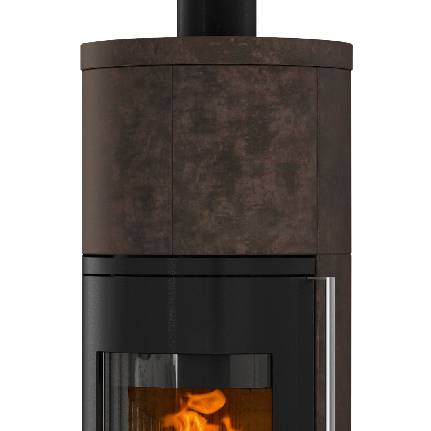 Oranier Arkona W+ 2.0 Kaminofen Stahl Schwarz / Keramik Namib