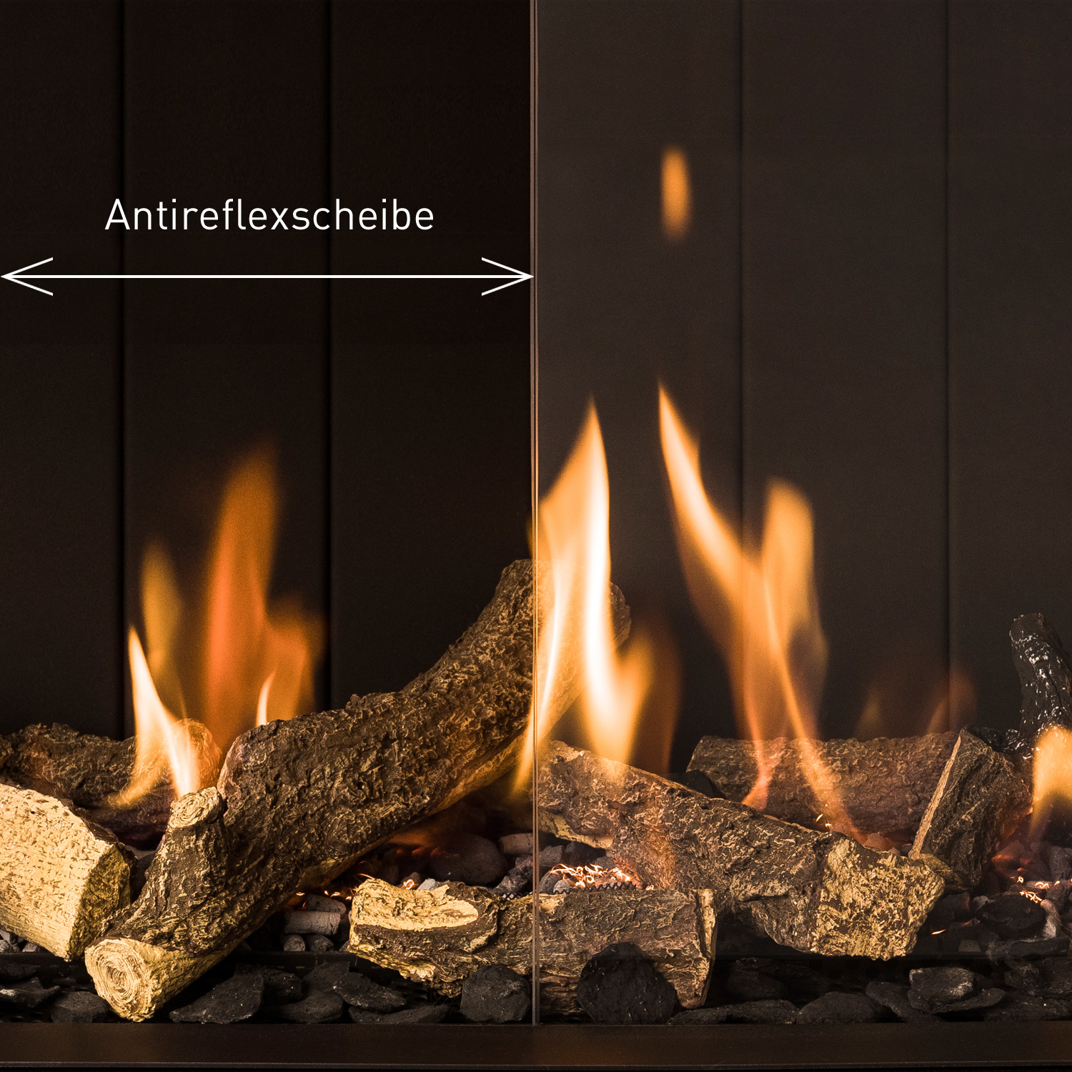 Trimline Fires Trimline Tourmaline AR Gas-Kaminofen G20