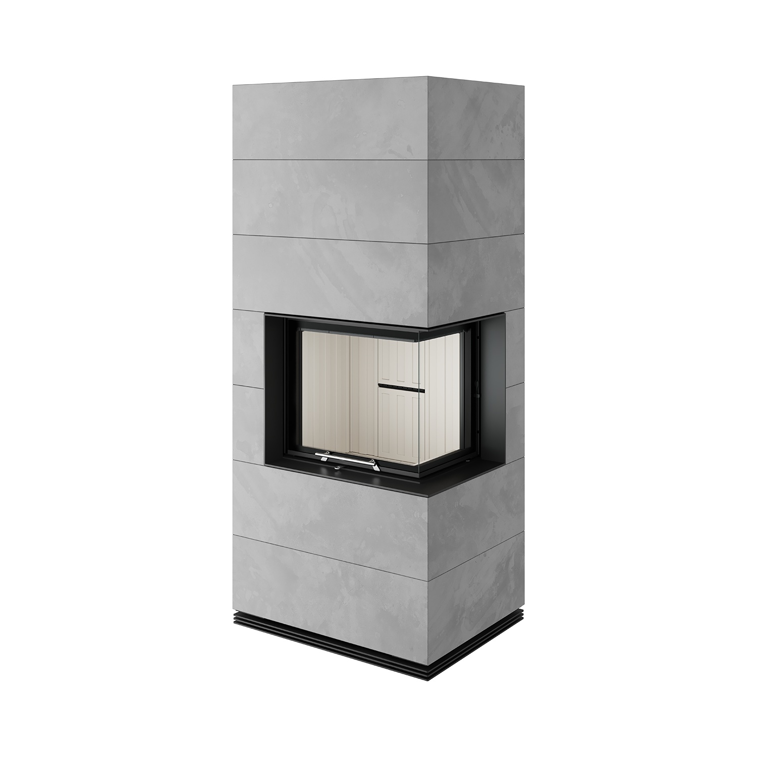 Spartherm SIM Varia 2R-55h Kaminbausatz RLU Beton Natur 2/3