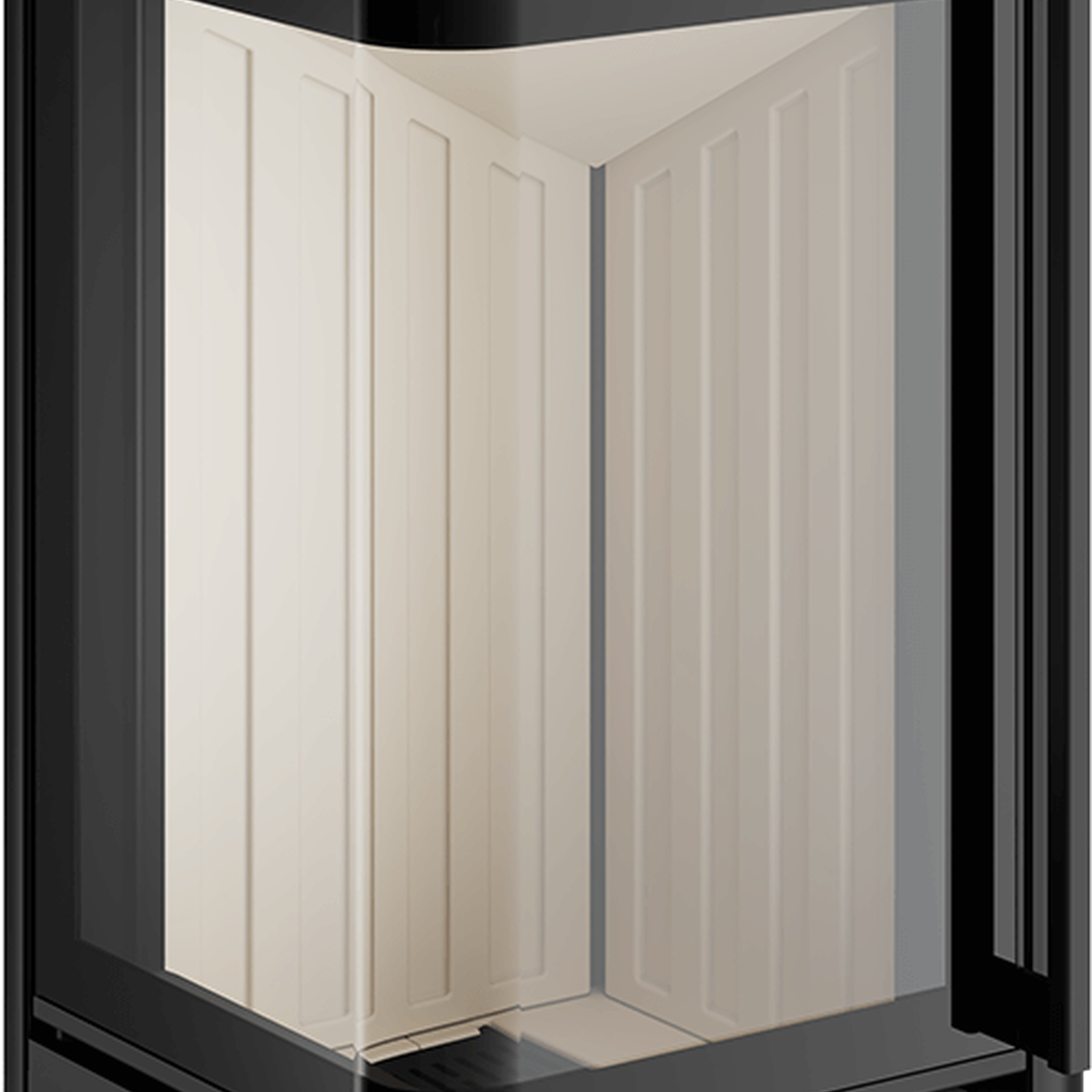 Spartherm Cubo S RLU Kaminofen Nero