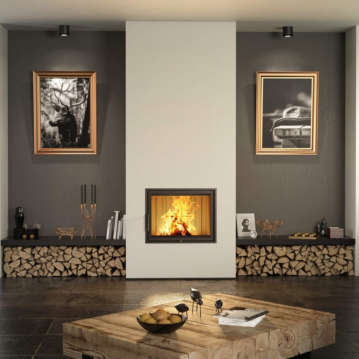 Spartherm Varia 1V Kamineinsatz rechts 1423 180 mm