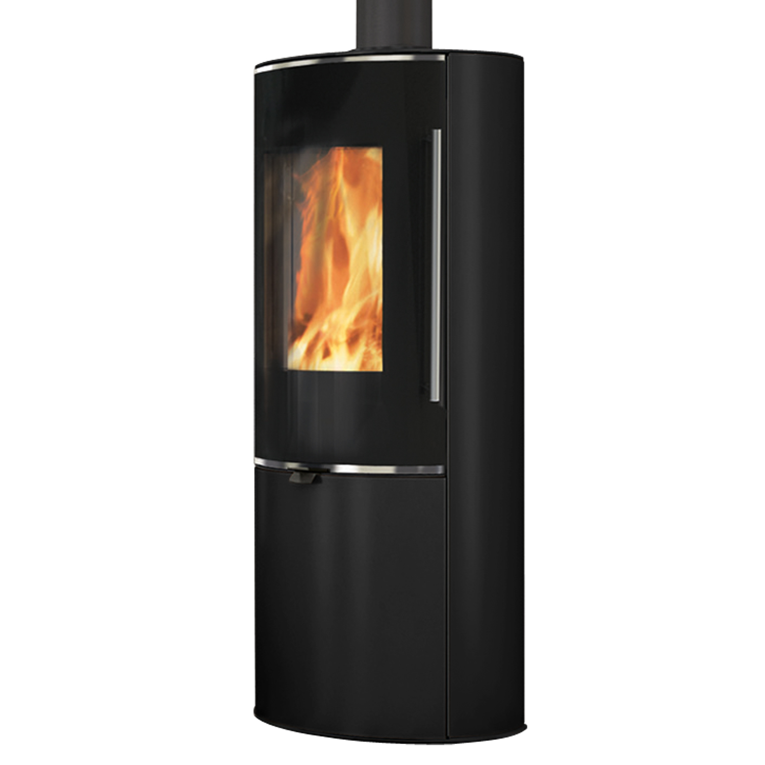 Edilkamin Tally 8 Up Kaminofen Stahl Schwarz