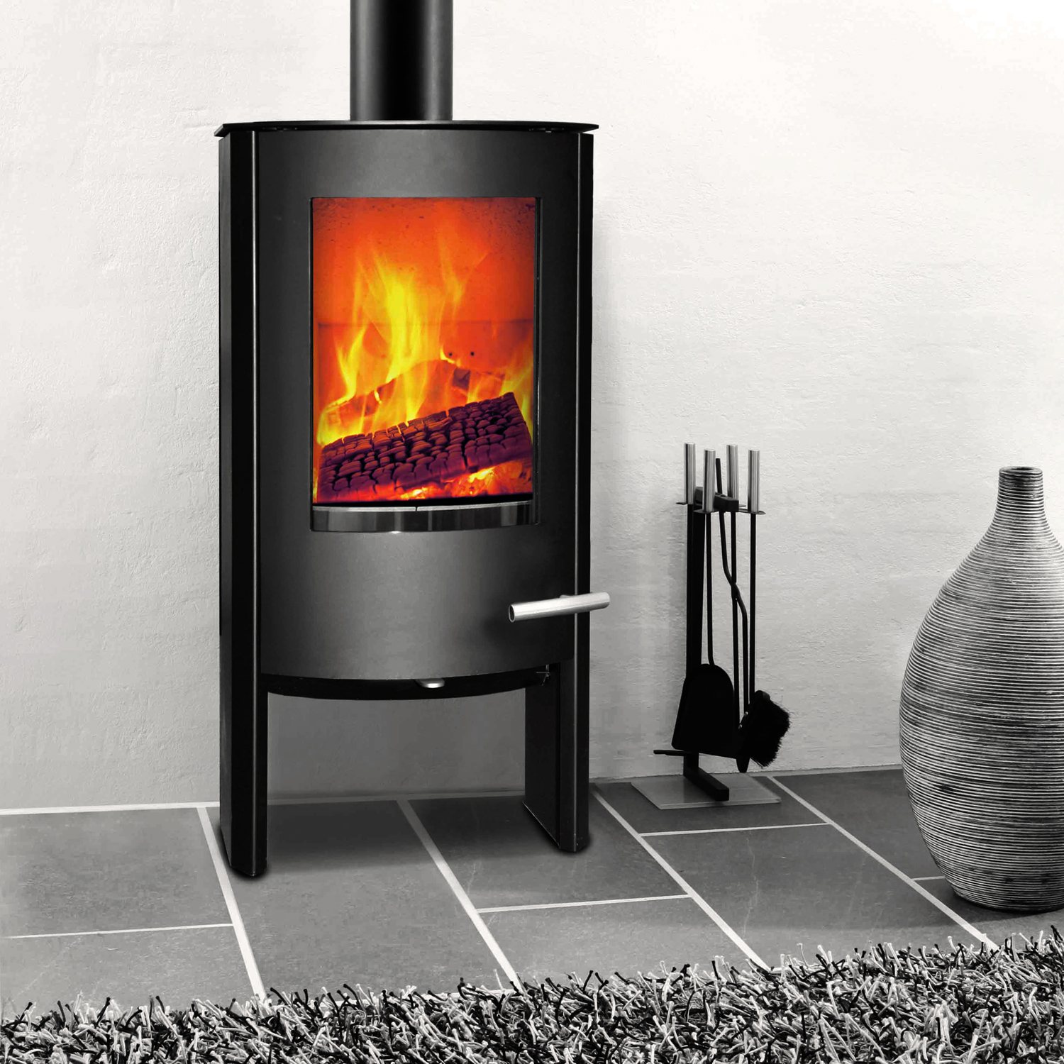 TermaTech TT20 Basic Kaminofen Stahl Schwarz TermaTech TT20 Basic Kaminofen Stahl Schwarz