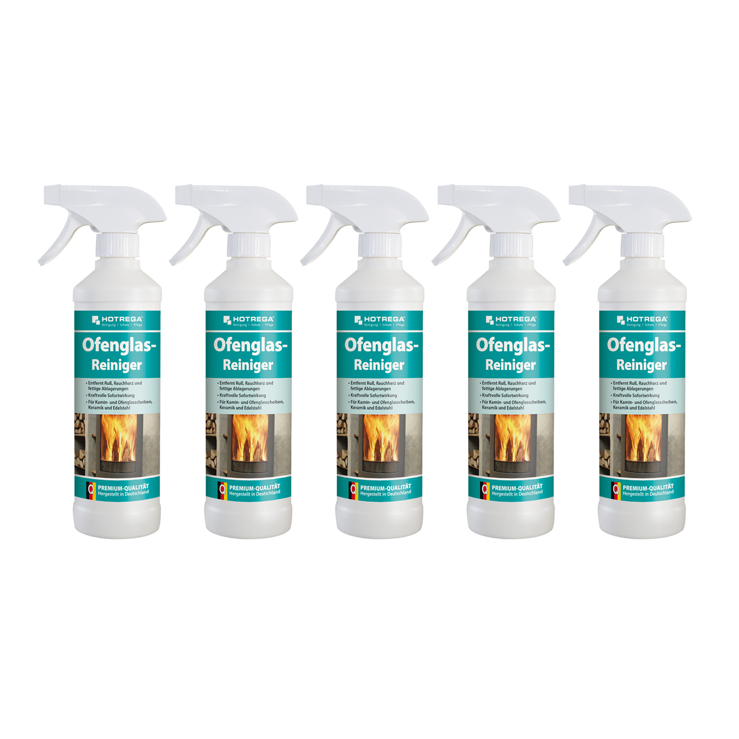 Hotrega Ofenglas-Reiniger 500 ml - 5er Set