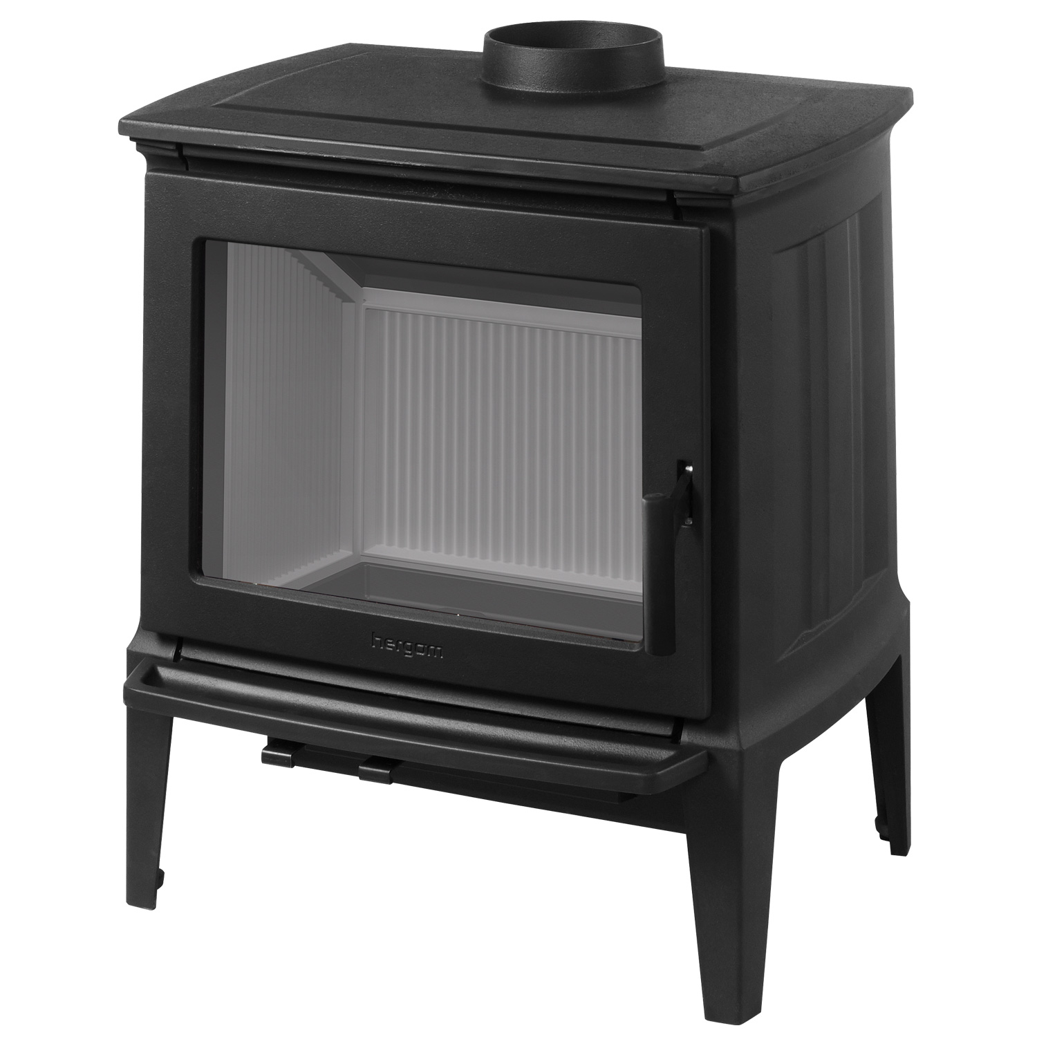 Hergom E30 M Kaminofen Gusseisen Schwarz Hergom E30 M Kaminofen Gusseisen Schwarz