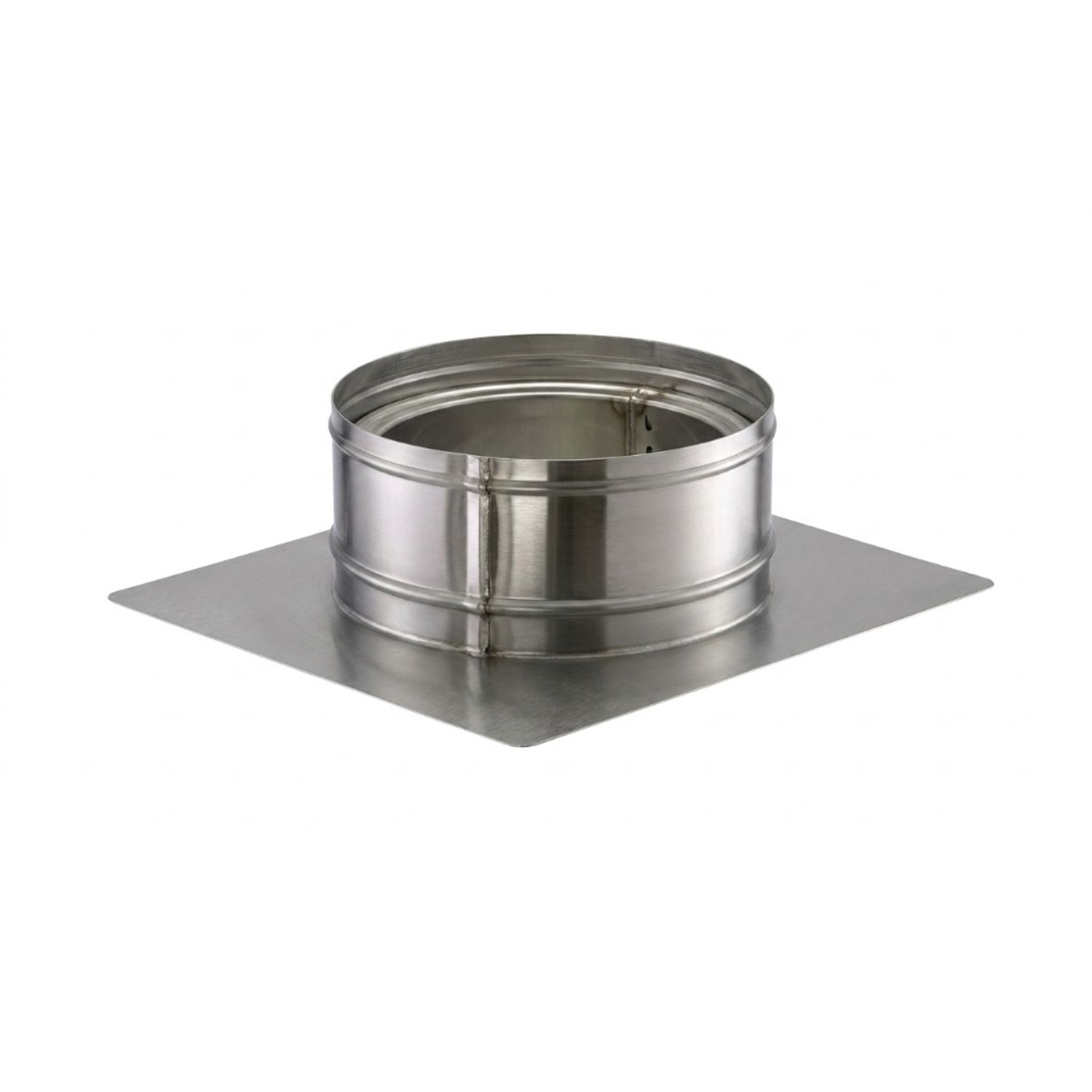 Schiedel Grundplatte Bodenmontage für Bogen mit Stützfuß Ø 130 mm