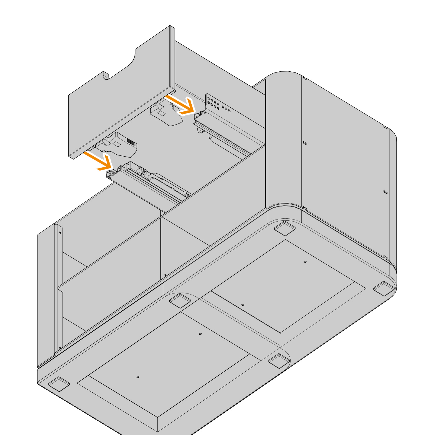 Austroflamm Lux Holzlade zu Beistellboxen