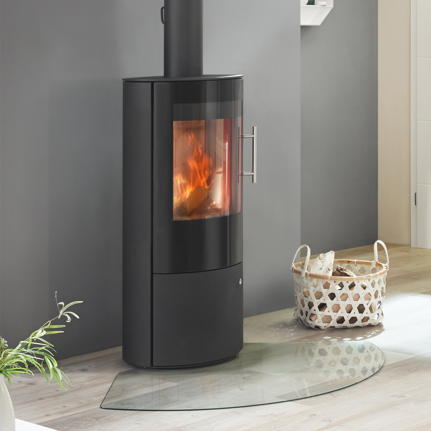 Königshütte Draco M Kaminofen Glastür Königshütte Draco M Kaminofen Glastür