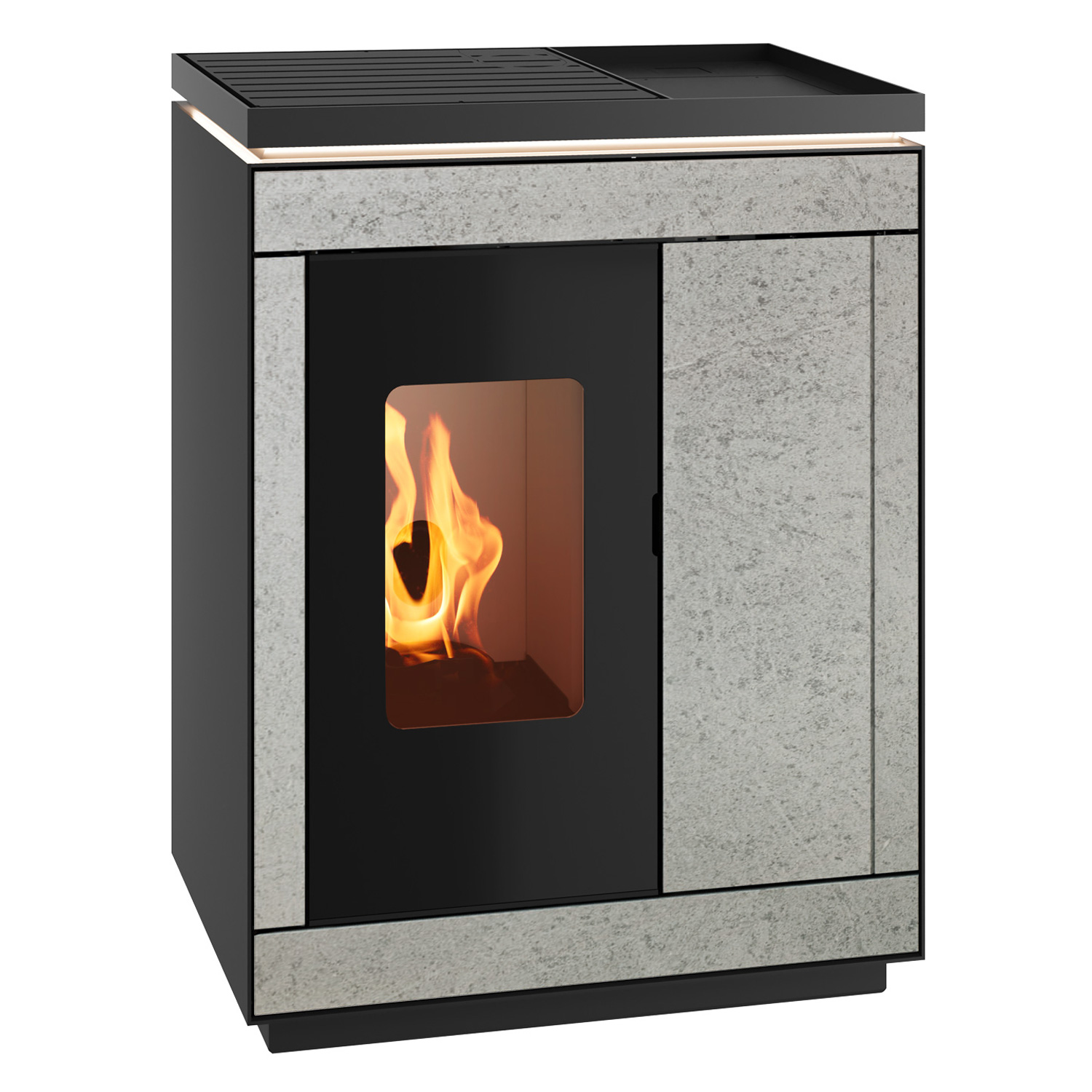 Olsberg Epana Pelletofen Naturstein Serpentin Olsberg Epana Pelletofen Naturstein Serpentin