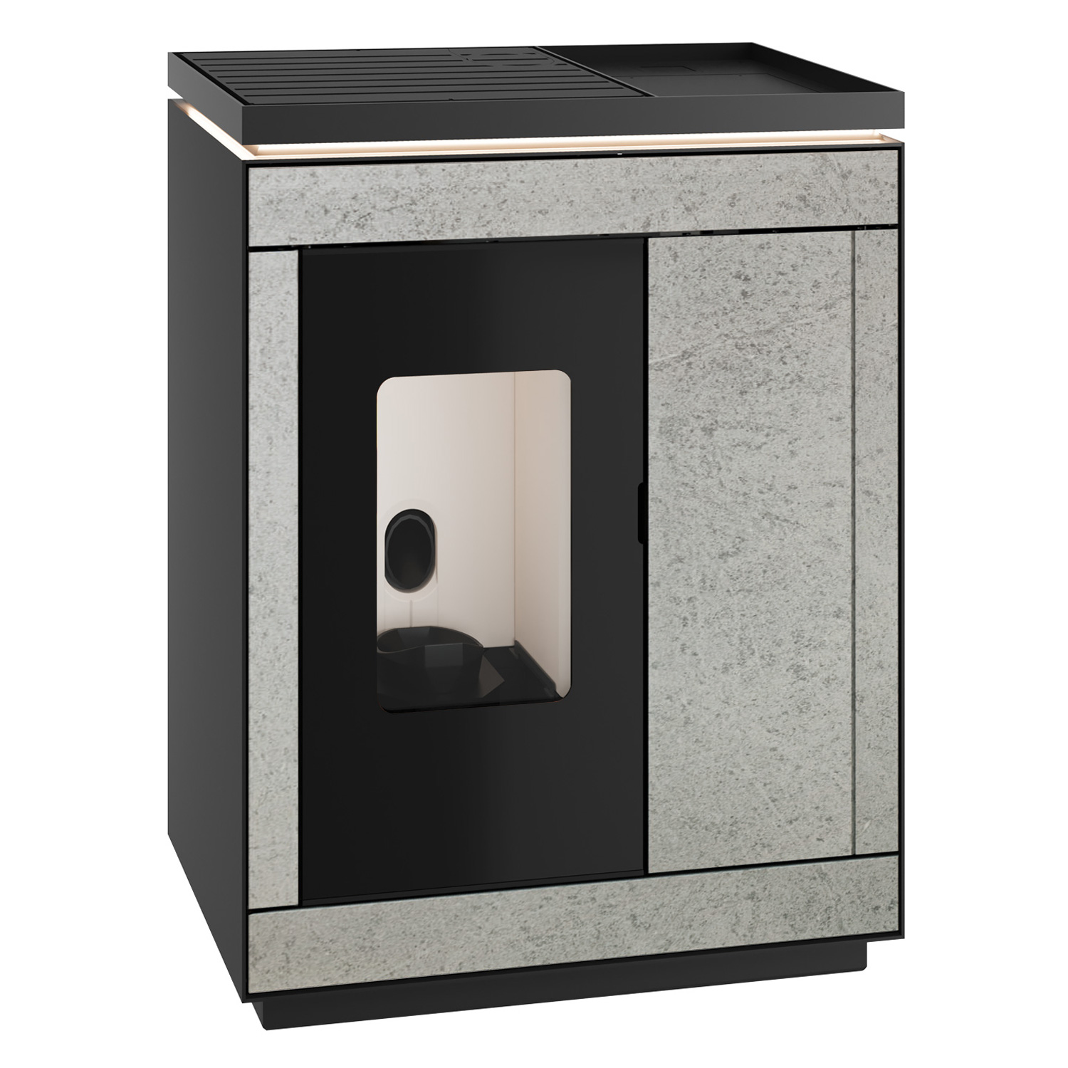 Olsberg Epana Pelletofen Naturstein Serpentin Olsberg Epana Pelletofen Naturstein Serpentin