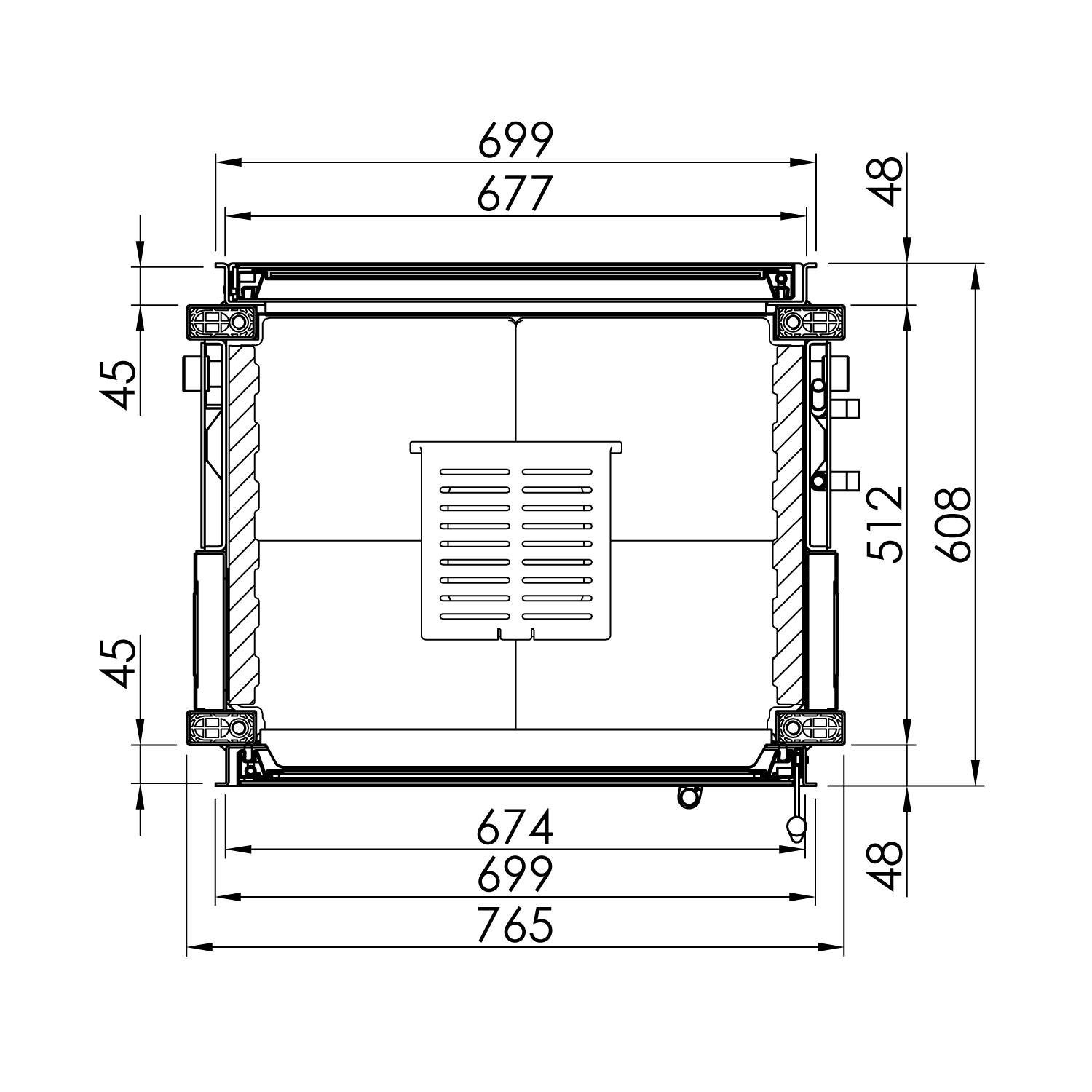 Spartherm Varia FD H2O 10 kW wasserführender Kamineinsatz links Spartherm Varia FD H2O 10 kW wasserführender Kamineinsatz links
