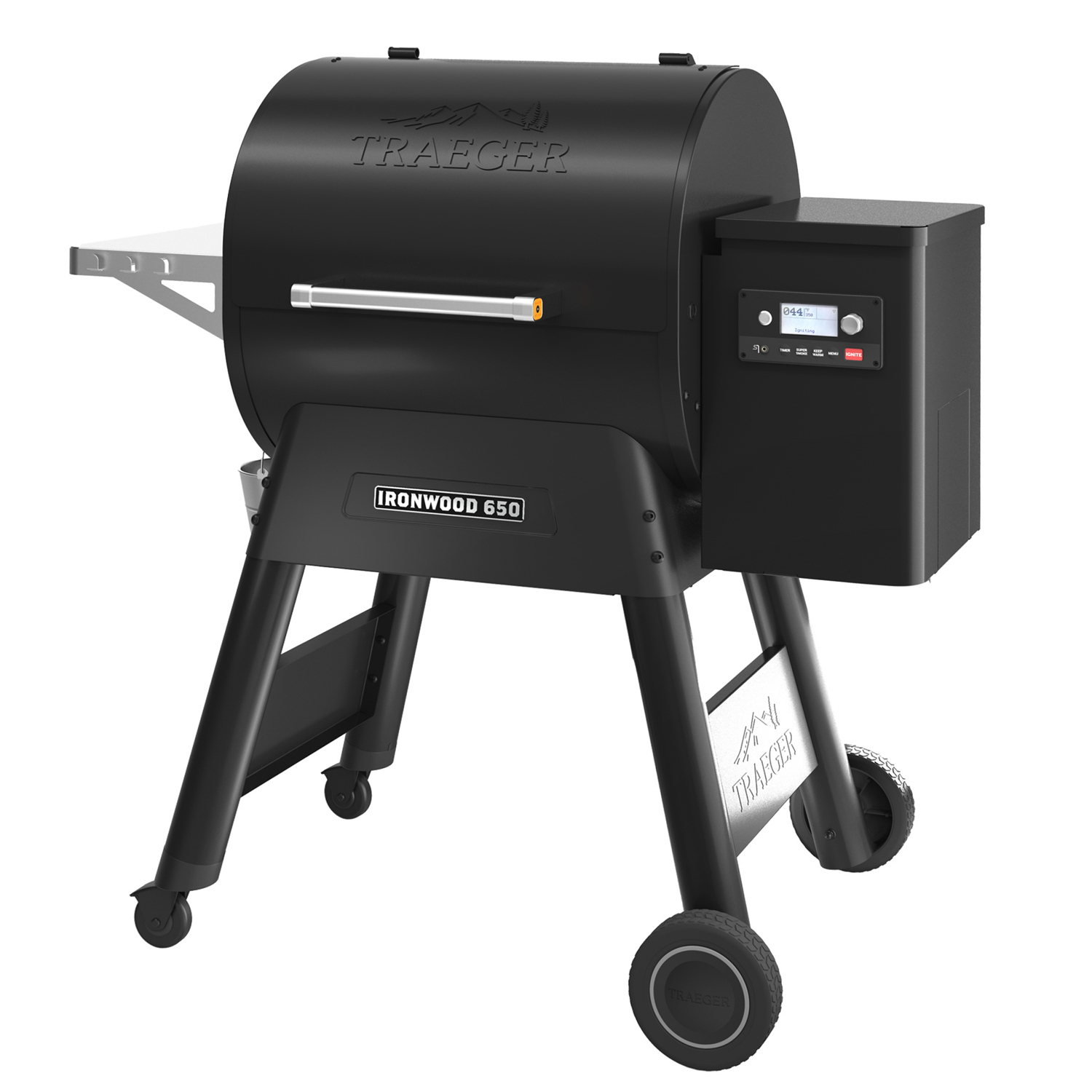 Traeger IRONWOOD 650 Pellet Grill schwarz inkl. Abdeckhaube, Ablaufblech-Schutzfolie + Hartholz Pellets Cherry 9 kg Traeger IRONWOOD 650 Pellet Grill schwarz inkl. Abdeckhaube, Ablaufblech-Schutzfolie + Hartholz Pellets Cherry 9 kg
