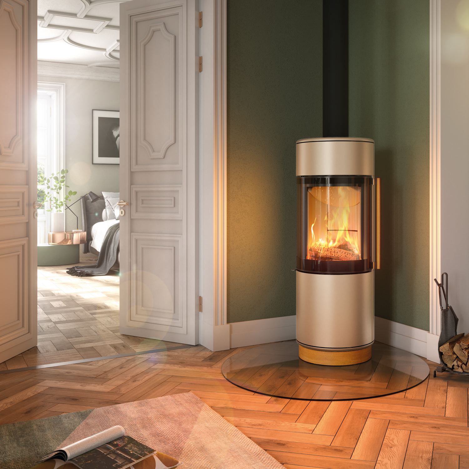 Spartherm Passo XS style Kaminofen Perle