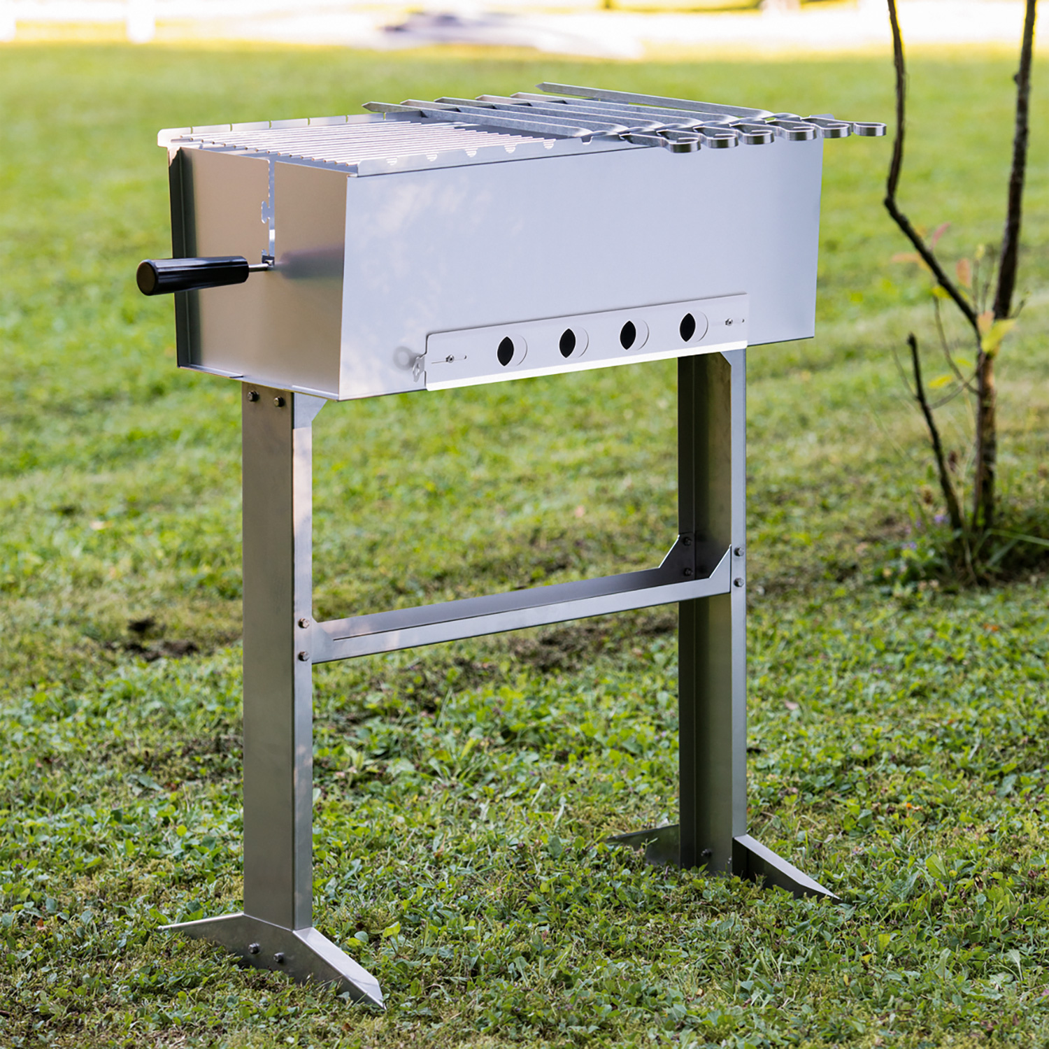 Thüros Baikal Holzkohlegrill Grillfläche 30 x 60 cm
