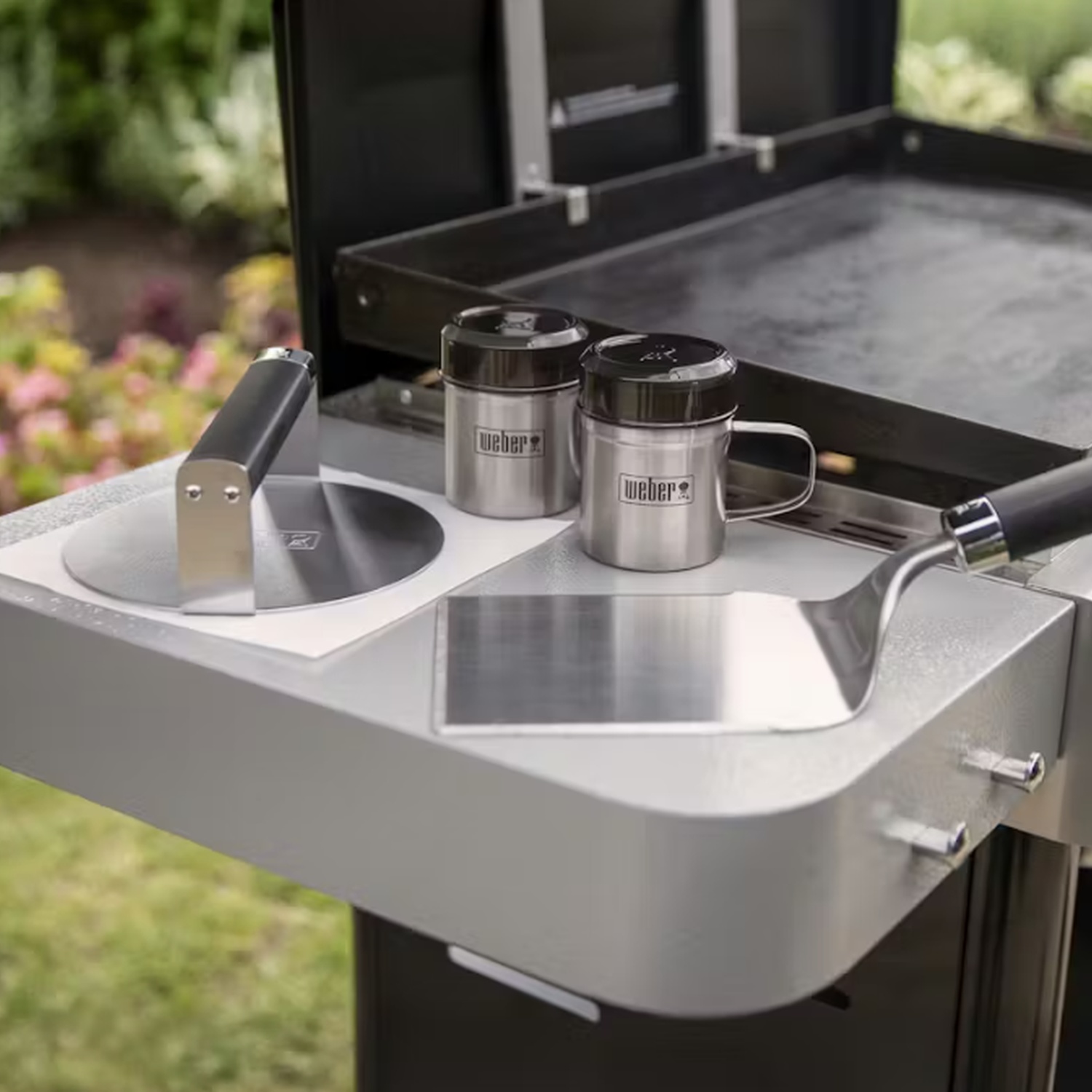 Weber Plancha Smashed Burger Set, 4-teilig