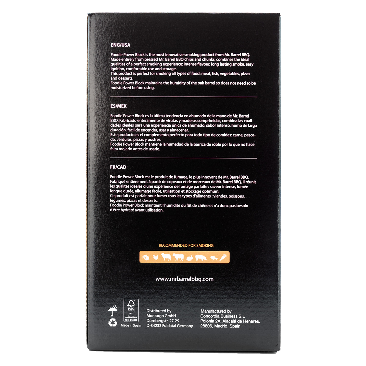 Mr. Barrel BBQ Smoking Pellets L Peach, 2 kg