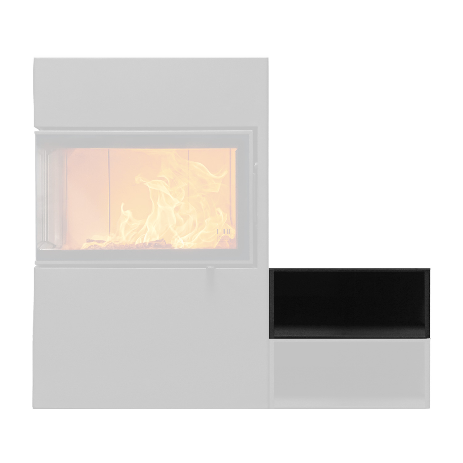 Austroflamm Dexter 2.0 & S3 Beistellbox 422 x 191 mm oben