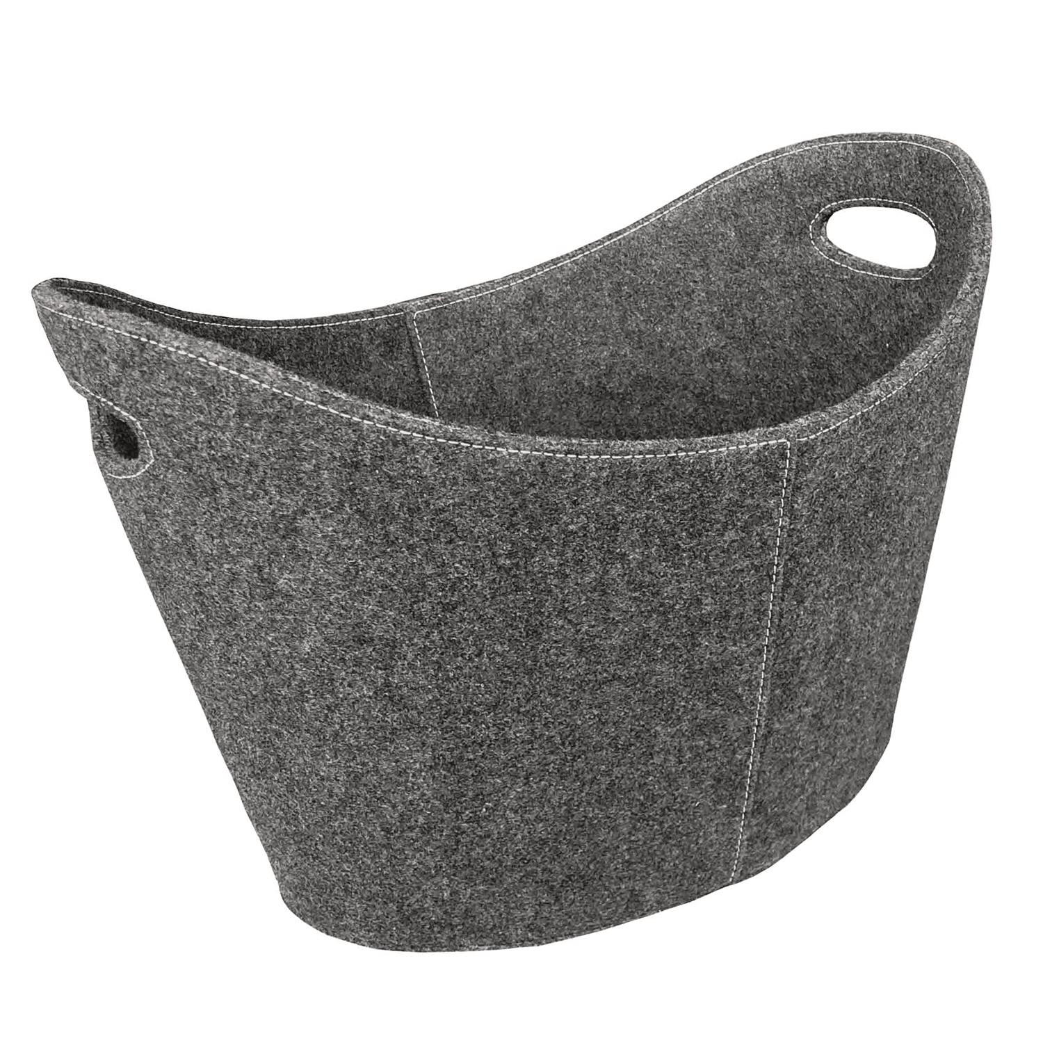 Raik Filzkorb Grau Oval, XL Raik Filzkorb Grau Oval, XL