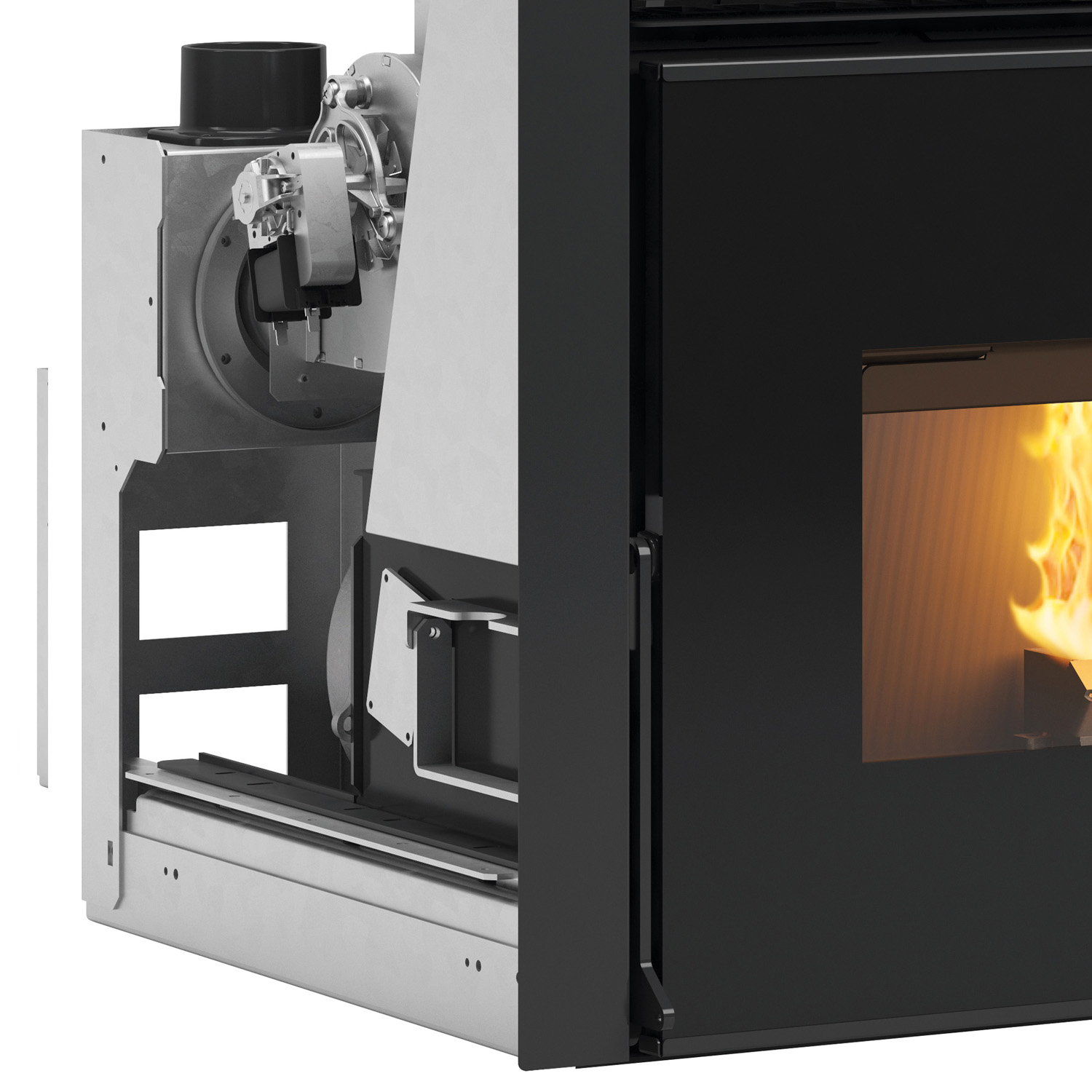 Extraflame Comfort P85 Plus Pelleteinsatz Schwarz