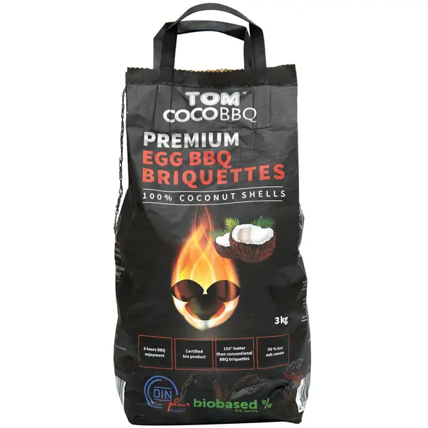 Grillkohle aus Kokosschalen von Tom Cococha