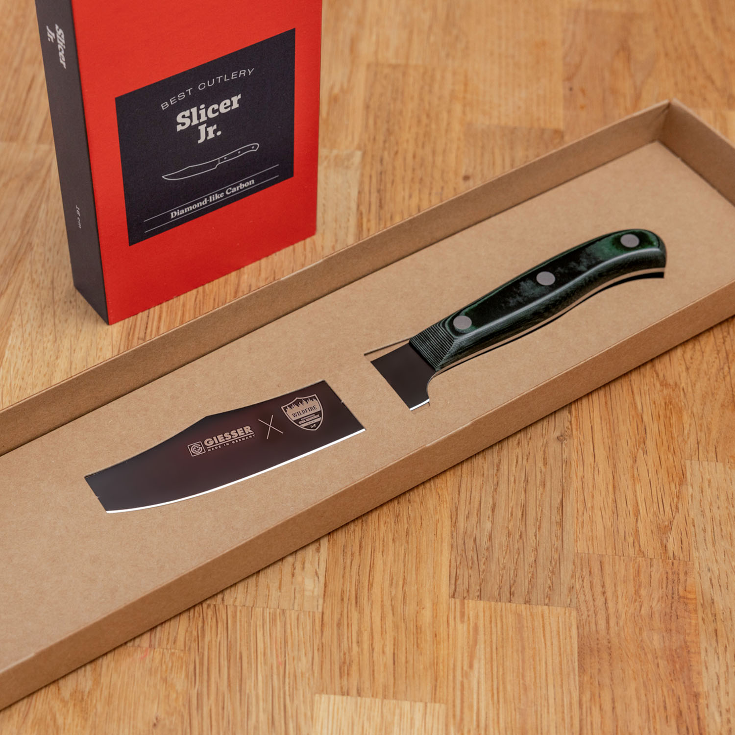 Big Green Egg Wildfire x Giesser Messer Slicer Jr. / DLC beschichtet