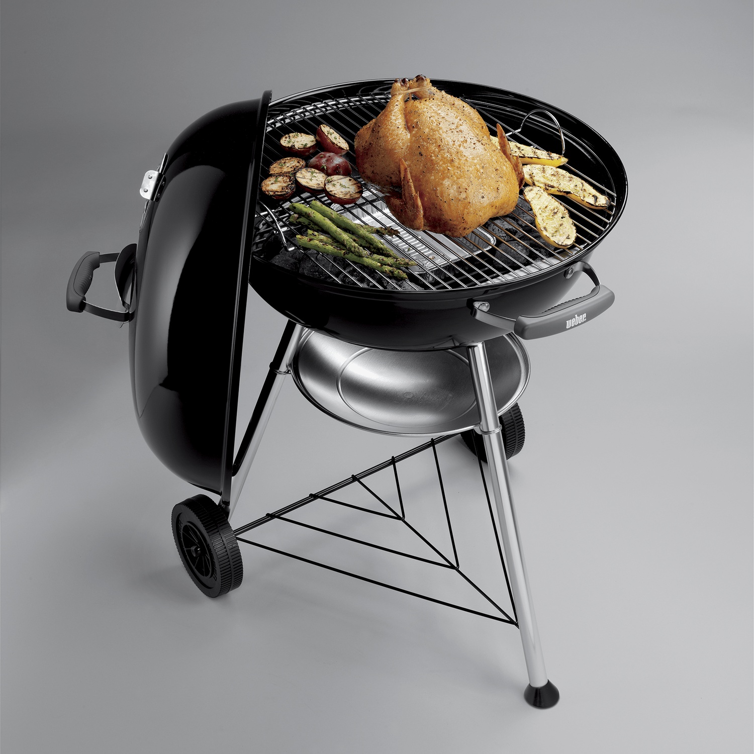 Weber Compact Kettle Holzkohlegrill 57 cm