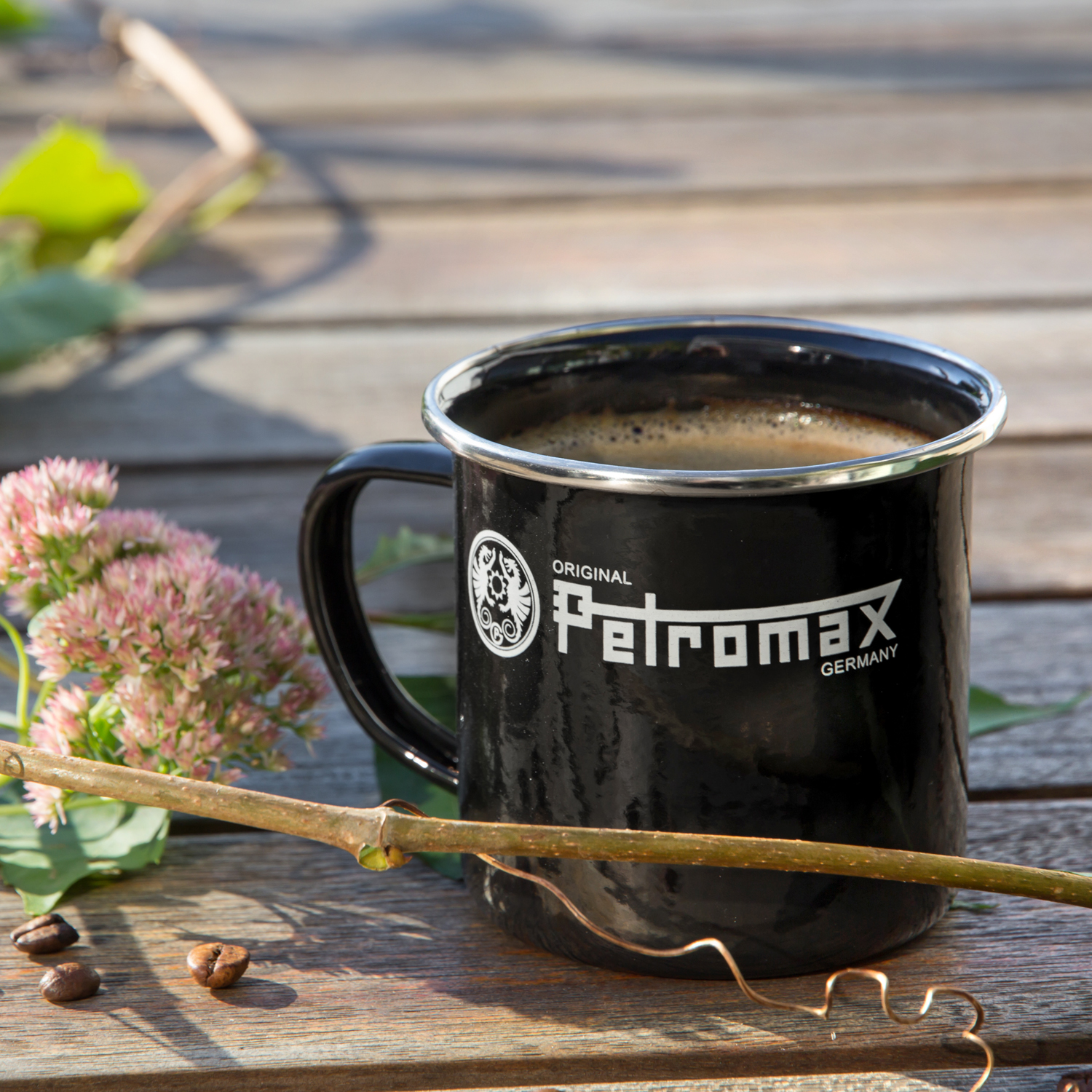 Petromax Emaille-Becher Schwarz
