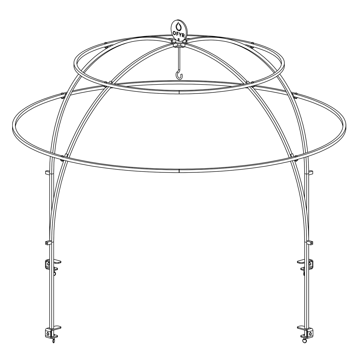 OFYR Cage XL für Grill- und Feuerstelle XL 150