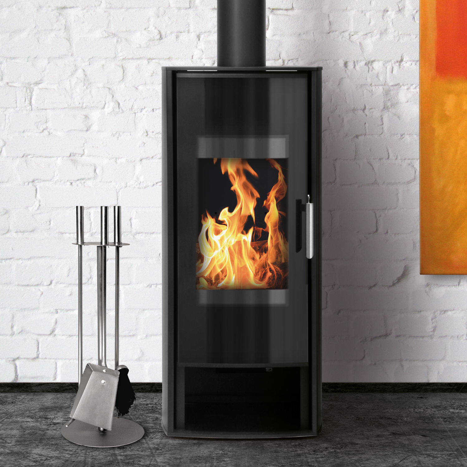 Schmitzker Alin Base Kaminofen Stahl Schwarz Schmitzker Alin Base Kaminofen Stahl Schwarz
