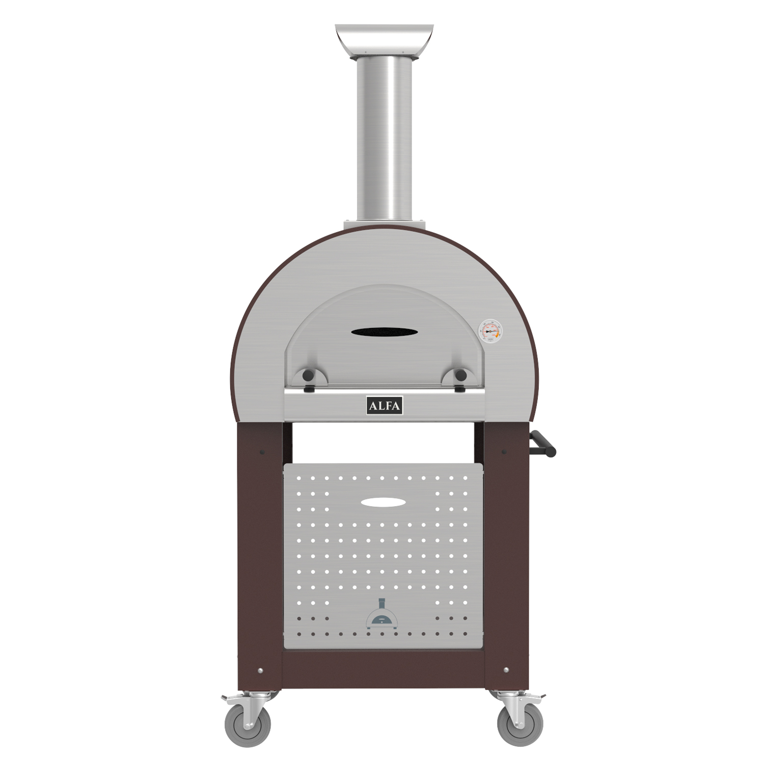 Alfa Forni Unterbau Kupfer für Pizzaofen 5 Minuti Alfa Forni Unterbau Kupfer für Pizzaofen 5 Minuti
