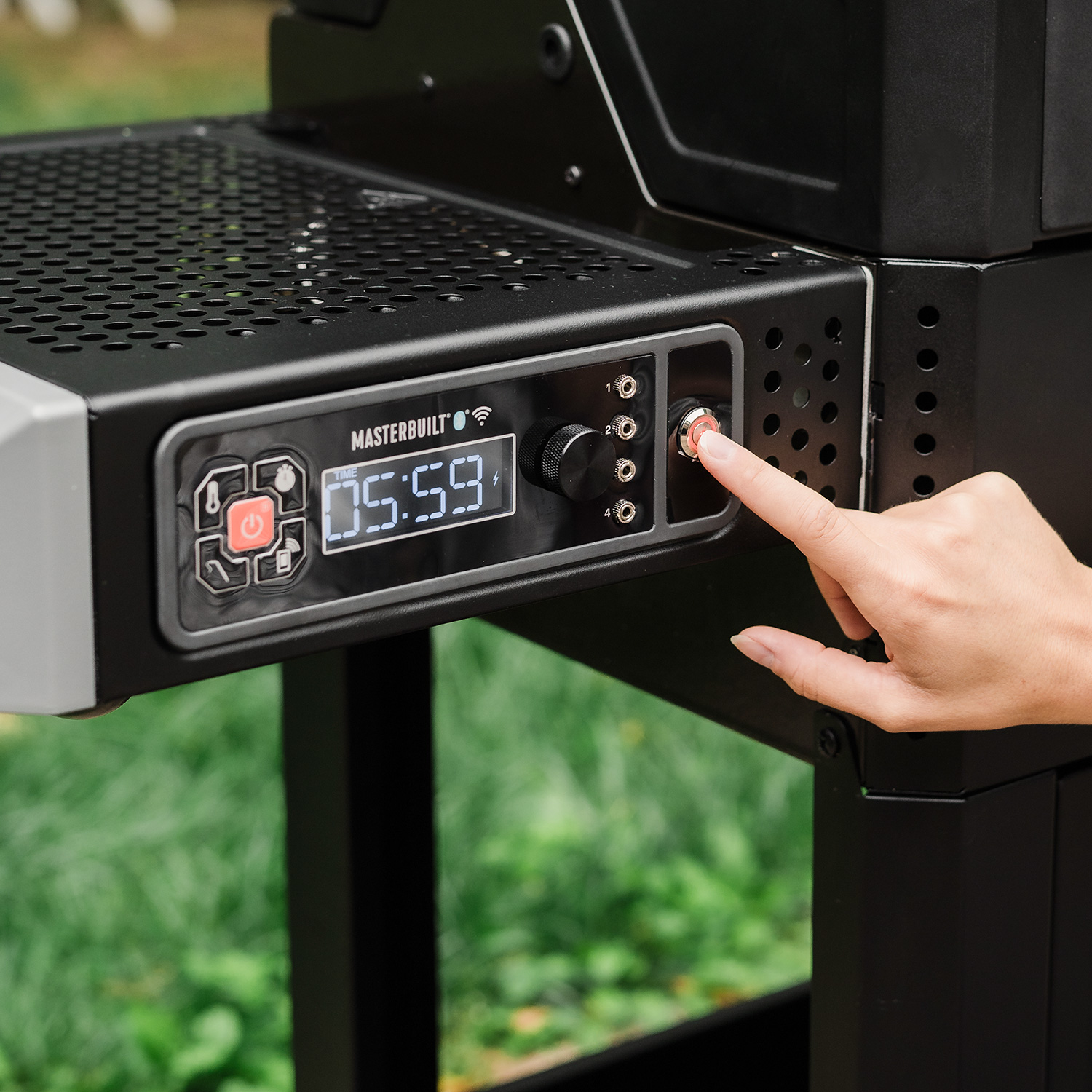 Masterbuilt AutoIgnite Series 545 Digitaler Smoker und Holzkohlegrill