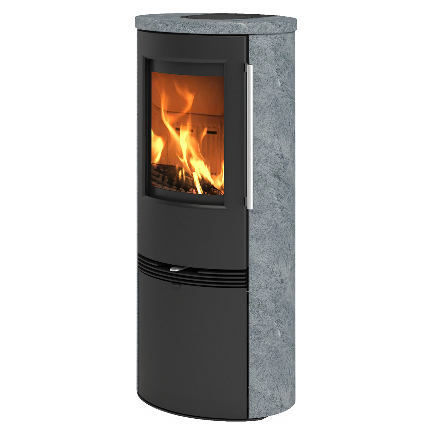 TermaTech TT21RHS Kaminofen Stahl Schwarz / Speckstein TermaTech TT21RHS Kaminofen Stahl Schwarz / Speckstein