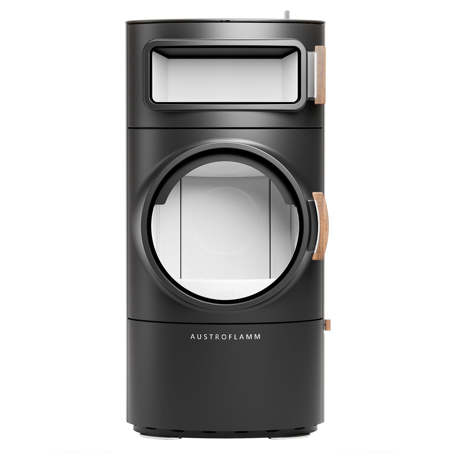Austroflamm Clou Xtra Back Kaminofen Stahl Gussgrau