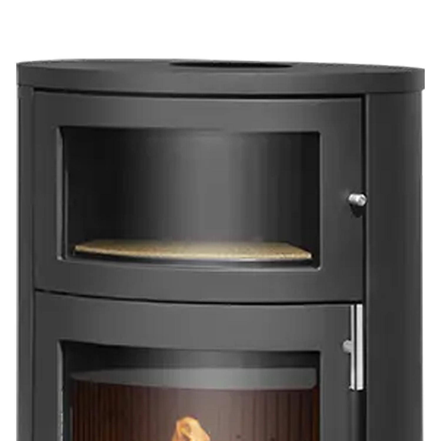 Oranier Polar Neo Bakery Kaminofen Stahl Schwarz