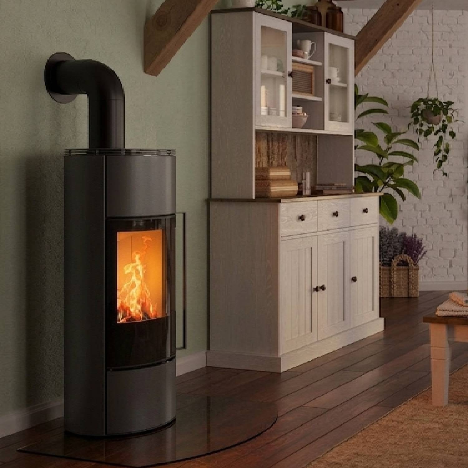 Spartherm Senso M H2O RLA Kaminofen Titan