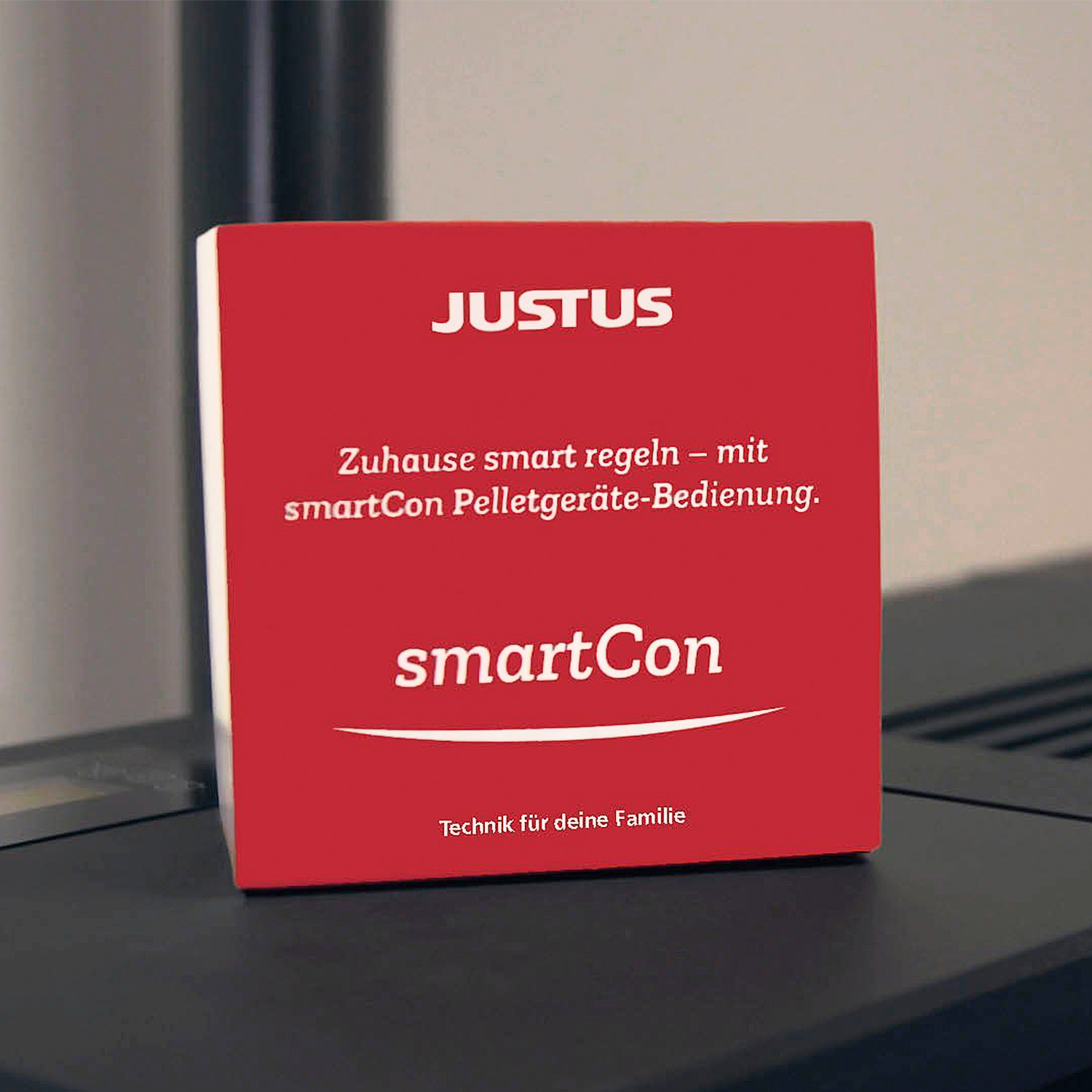 Justus smartCon-WiFi-Modul App für Pelletöfen Justus smartCon-WiFi-Modul App für Pelletöfen