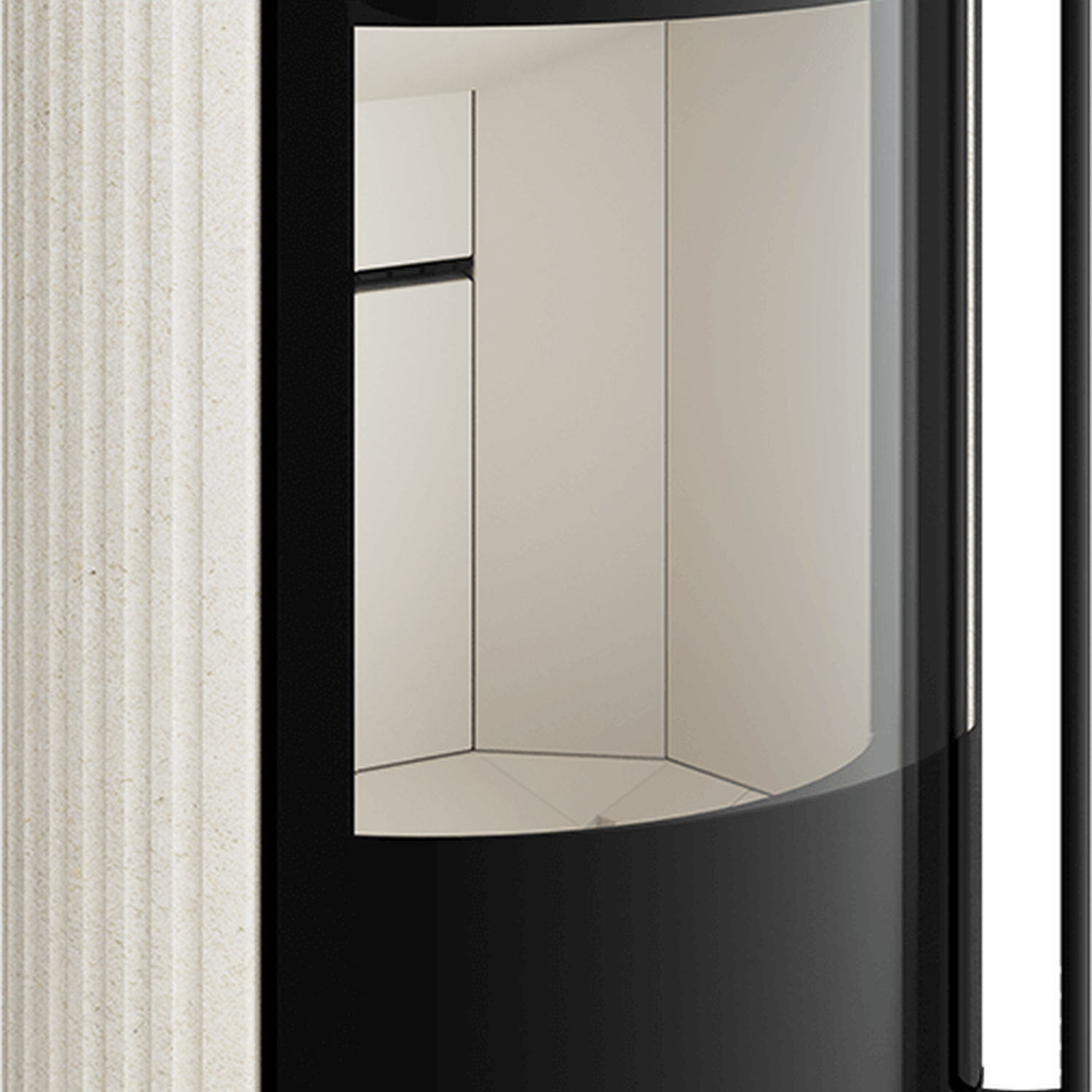 Spartherm Senso L klassik RLA Kaminofen Kalkstein Porto Blanco