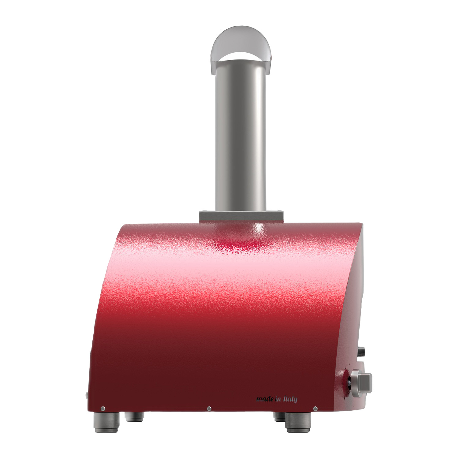 Alfa Moderno 3 Pizze Pizzaofen Hybrid Antik Rot