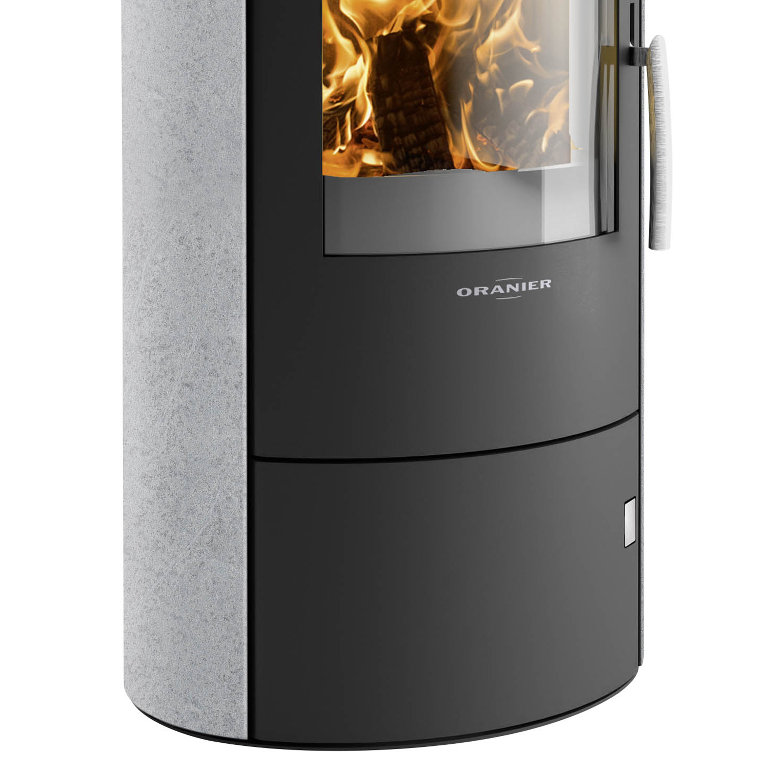 Oranier Polar W+ 2.0 Kaminofen Stahl Schwarz / Speckstein Oranier Polar W+ 2.0 Kaminofen Stahl Schwarz / Speckstein