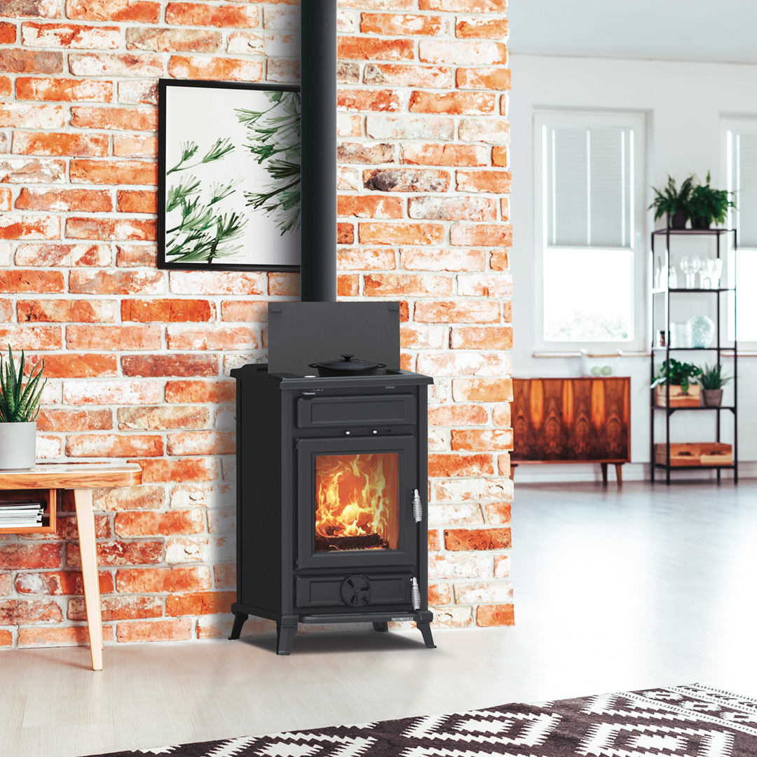 Thermorossi Filo Evo6 Kaminofen Schwarz