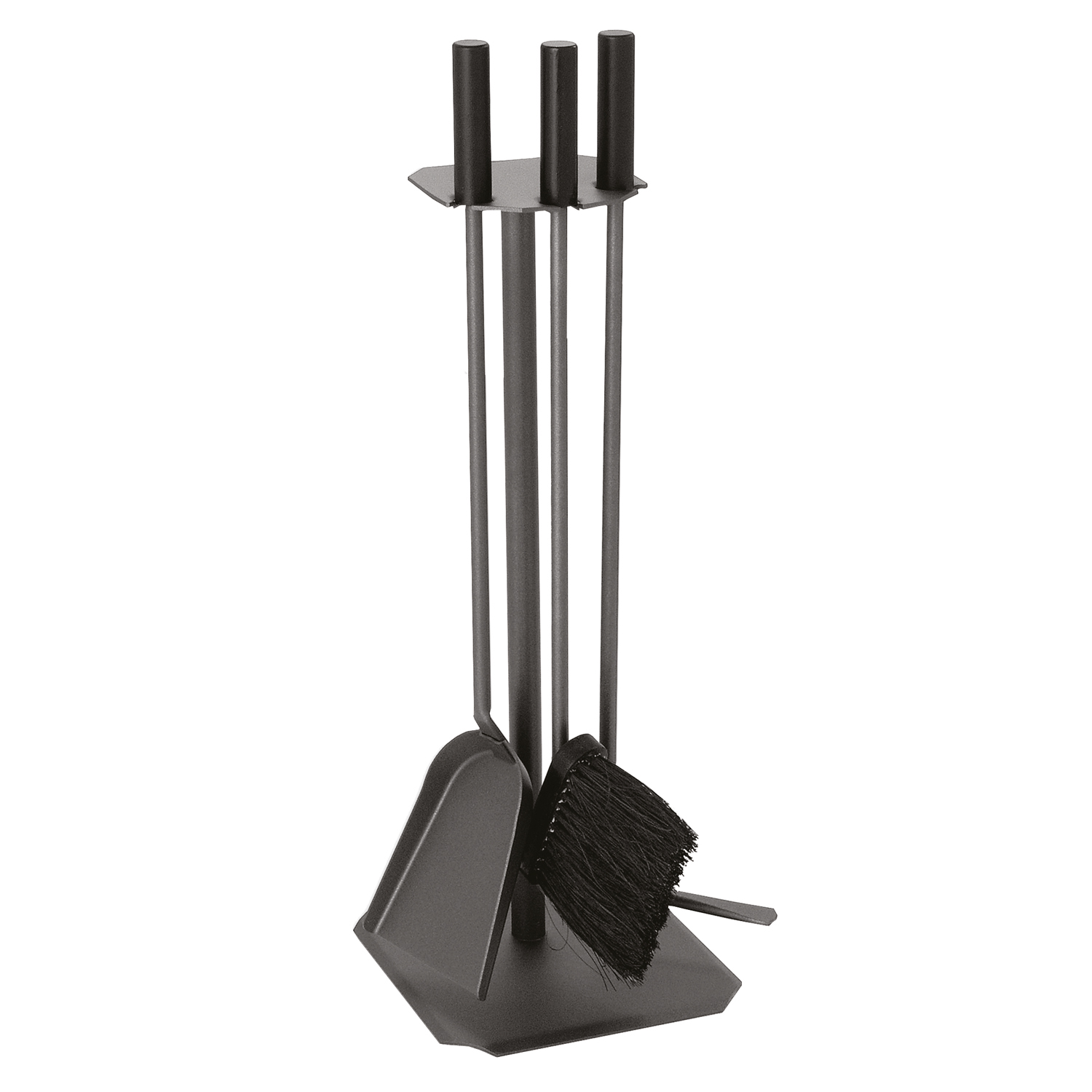 Raik Kaminbesteck, anthrazit beschichtet, 62cm Raik Kaminbesteck, anthrazit beschichtet, 62cm