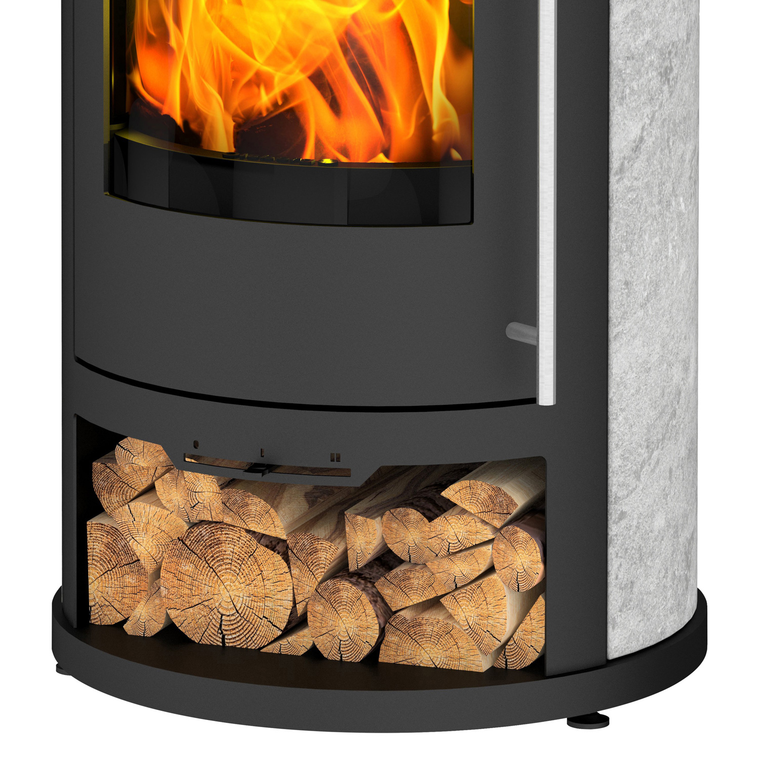 Olsberg Salado Compact Kaminofen Naturstein Serpentin
